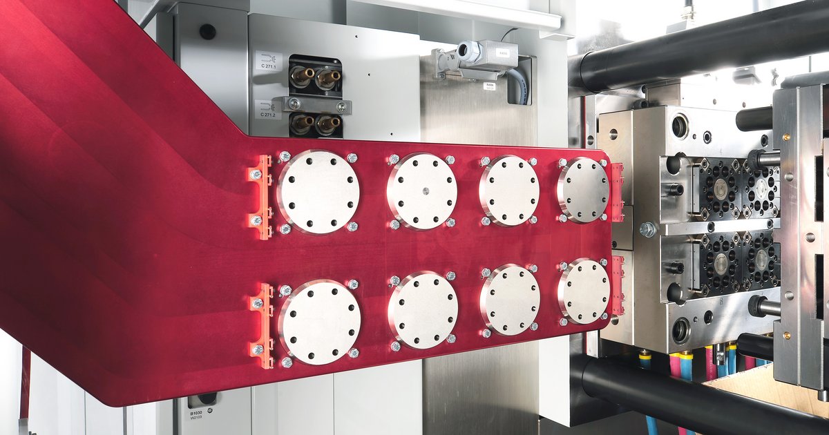Lot Code Injection Mold Injection Molding Automation | BBS Automation
